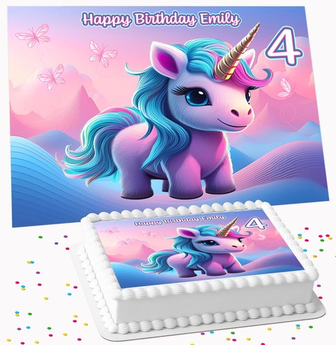 Unicorn pink birthday party - unicorn,