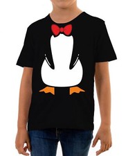 Penguin Suit Kids T-Shirt Funny Fancy Dress Animal Smart Joke Arctic