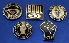 NORTHERN SOUL BADGE - 5 BADGE