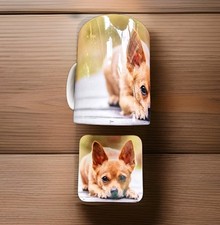 Cup with print of tan colour