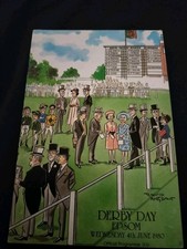 VINTAGE EPSOM RACE CARD HORSE RACING THE DERBY 4TH JUNE 1980