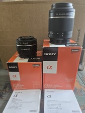 Sony DT55 - 200mm and DT50mm