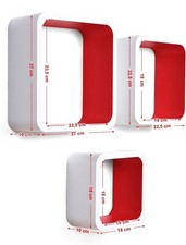 Songmics Set of 3 Wall