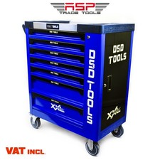 Tool Trolley Cabinet 7 Drawers with Tools Steel Workshop Storage Chest ToolBox
