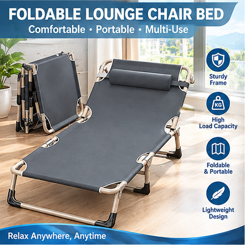 Folding camping bed - camping, lounger