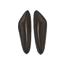 Brown Leather Velcro Knee
