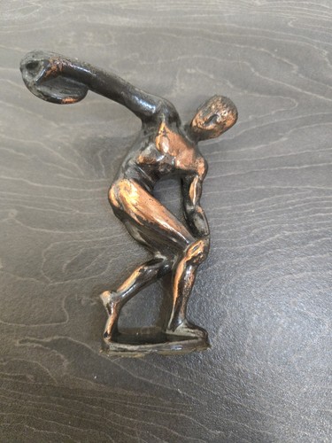 Vintage greek bronze - vintage, statue