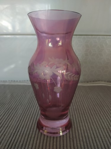 Etched bohemian glass - etched,