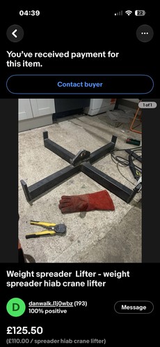 Weight spreader lifter - lifter,