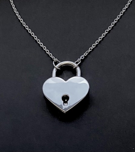 Heart padlock necklace