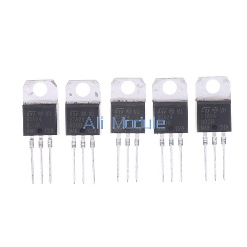 5pcs bta24 600b triac - bta24-600b,
