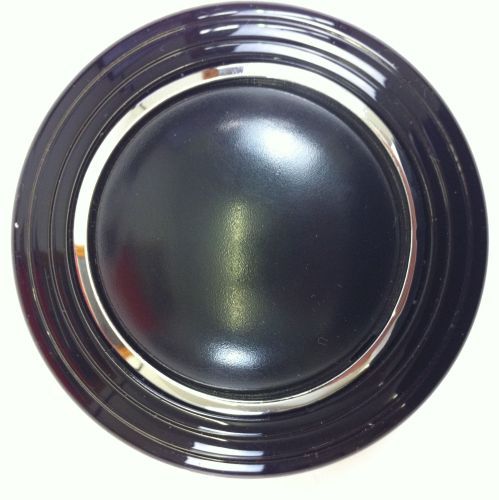 Black steering wheel horn - steering,