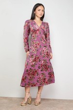 Oasis Rose Dress Womens Casual