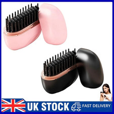 Hair Straightener Brush Rechargeable & Cordless Mini Hair Straightener Comb UK