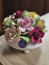 Royal Doulton  Roses Flower Basket Bowl