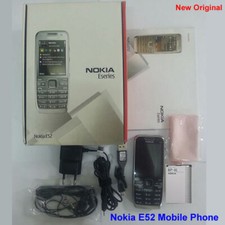 100% Genuine Original Nokia E52 GSM 3.15MP 3G GPS WiFi Unlock Mobile Phone Black