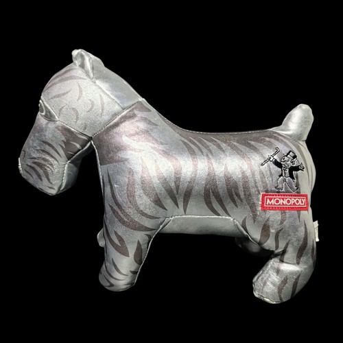 Monopoly plush silver dog - silver,