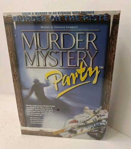 Murder mystery party game - murder,