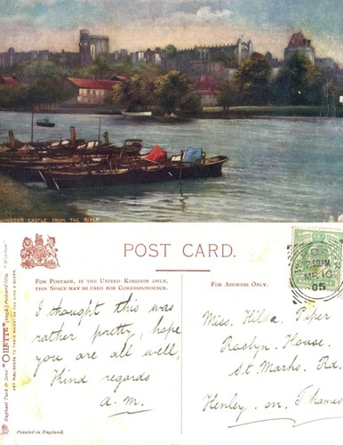 Vintage postcard windsor - postcard,