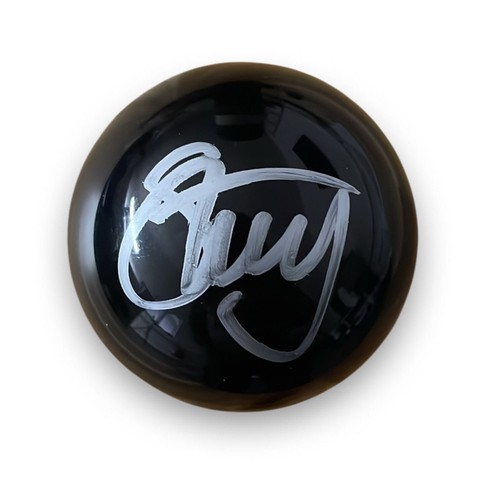 Stephen hendry signed black - stephen,