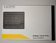 VGA +RL Audio signal to HDMI