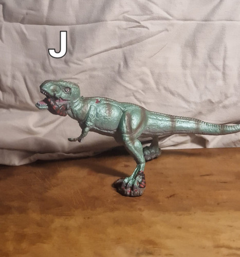Large rex toy fighting - t-rex,