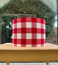 Large Red Gingham Table