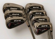 Men's RIFE RX2 MAX Oversize Irons 5-SW Regular Steel +1/2" Longer R/Hand GOOD