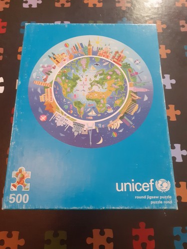 Unicef round jigsaw - round,