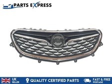 VAUXHALL MOKKA X 2017-2021 FRONT BUMPER UPPER TOP GRILL + CHROMES