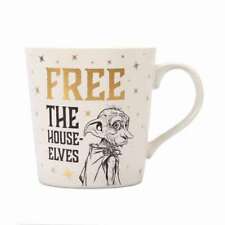 OFFICIAL HARRY POTTER DOBBY FREE THE HOUSE ELVES COFFEE MUG CUP IN GIFT BOX HMB