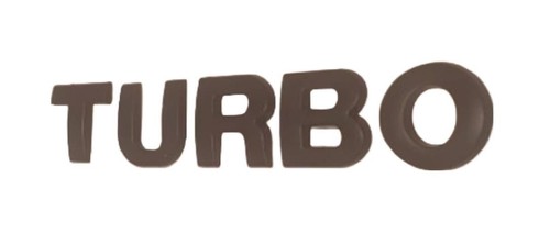 Turbo quality metal - turbo, chrome