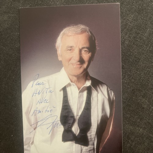 Charles aznavour signature - charles,