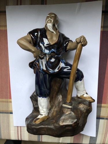 Vintage old man figurine - vintage, in