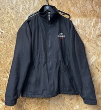 Guinness Jacket Men’s XL Black Bomber Official Fleece Lined Padded Beer Coat