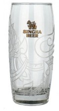 2 X Singha Beer Half Pint Beer