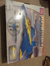 Mega Bloks Pro Builder Battle Series 9781 Blue Thunder 330 Pieces