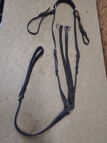 Leather breastplate running - leather, breastplate/