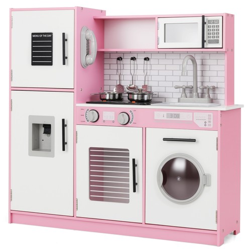 Costway play kitchen toy set - play,