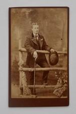 CDV OF A HANDSOME MAN, STUDIO