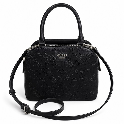 Guess black embossed logo - black,