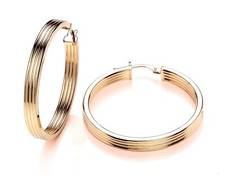 9ct Yellow Gold on Silver