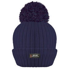 WINTER BEANIE BOBBLE HAT POMPOM LADIES WITH ADVANCED THERMAL INSULATION