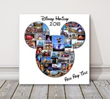 Disney shape holiday canvas