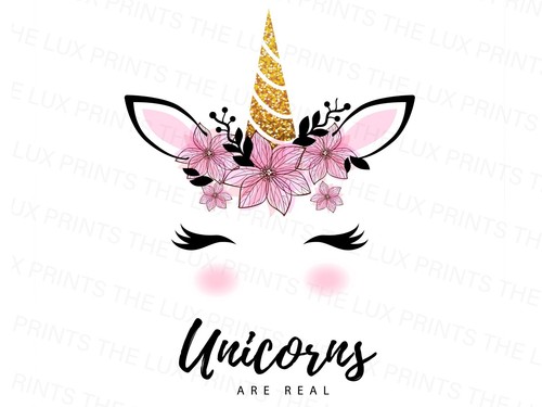Unicorns are real flower - d1,