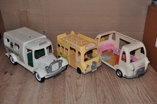 Sylvanian Families Ambulance, Nursery Bus & Ice Cream Van Bundle