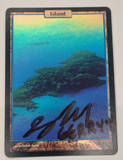 Mtg unhinged island - unhinged, foil