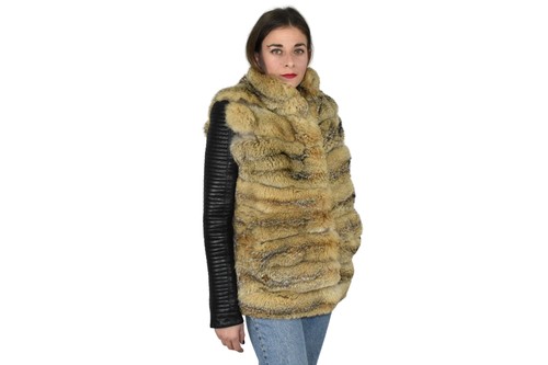 Amazing raccoon fur vest - amazing,