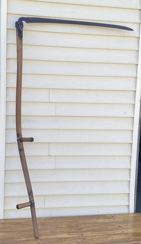 Vintage wooden handle hay - vintage,