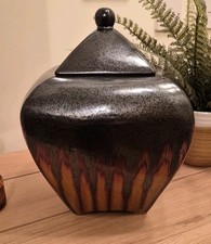 Black & Brown Drip Glaze